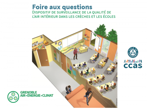 Illustration du projet de qualité de l'air intérieur de Grenoble
