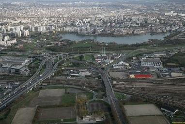 Vue aérienne de Créteil