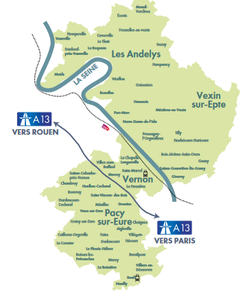 Carte Seine Normandie Agglo
