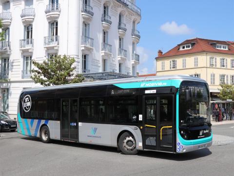 Photo bus électrique à Vichy